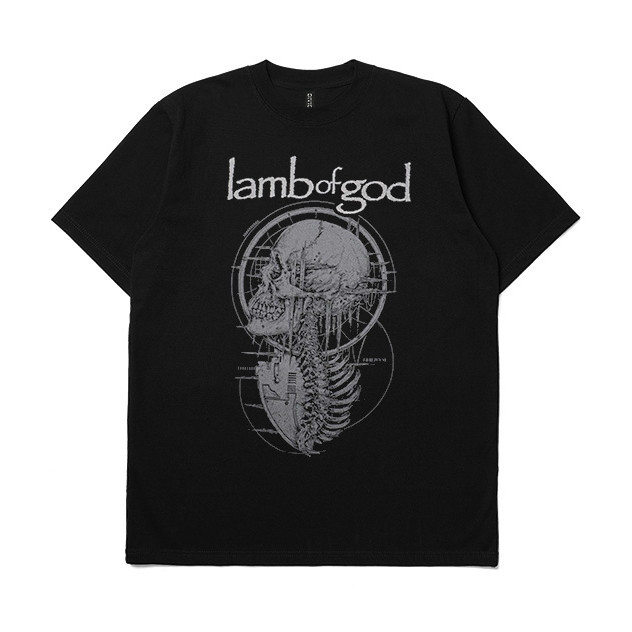 【COD】 NEW T-Shirt Band Lamb Of God Static Tour KAOS