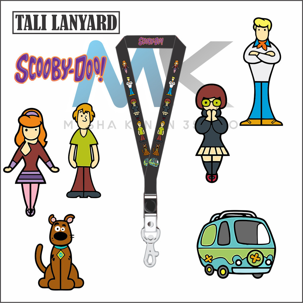 

TALI LANYARD SCOONY DOO LOGO - TALI ID CARD GANTUNGAN KUNCI SCOOBY DOO GANTUNGAN FLASHDISK GANTUNGAN NAMETAG TALI LANYARD BEST SELLER COD