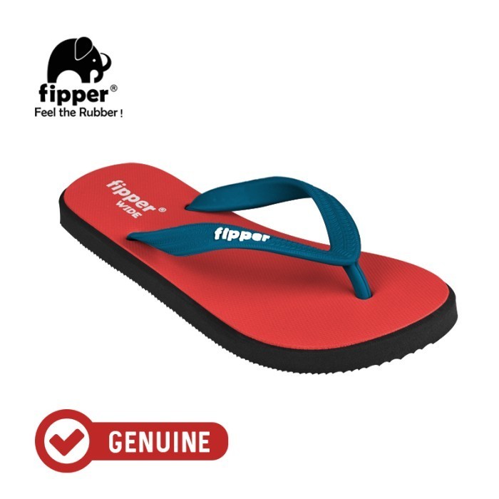 best -Fipper Wide / Sandal Jepit Unisex / Red / Black / Blue Snorkel - 6