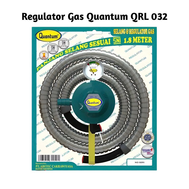 Selang Gas QUANTUM QRL - 032 Komplit Quantum Original