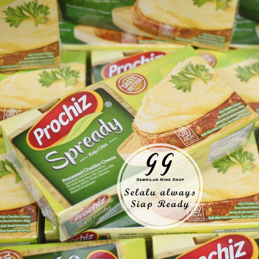 

PROCHIZ SPREADY 160 Gram Keju Oles Cheddar Cheese