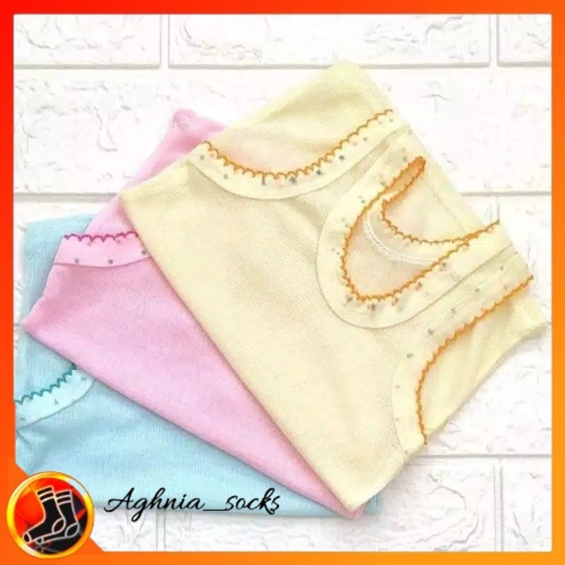3pasang Singlet Kaos Dalam Anak Laki-laki dan Perempuan Umur 0-10 Tahun dalaman anak