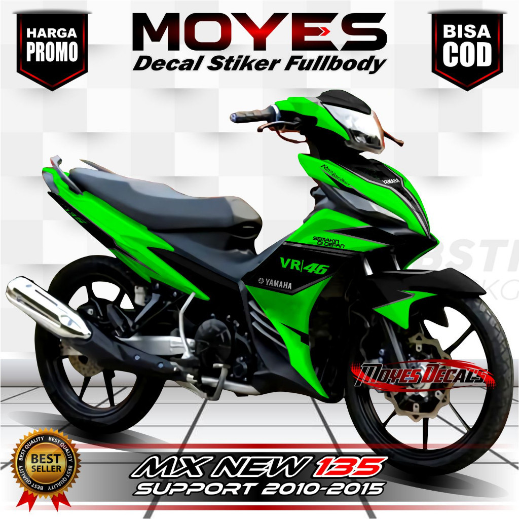 Decal Jupiter MX 135 New Full Body - Stiker Jupiter MX 135 New Full Body - Striping New Jupiter MX 1