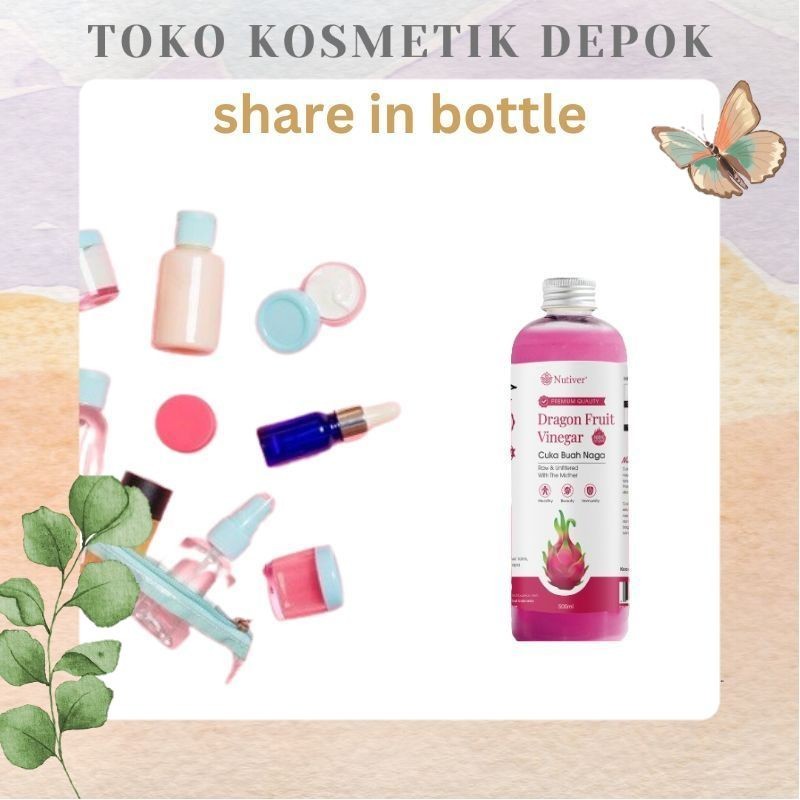 

CUKA BUAH NAGA SHARE IN BOTTLE 100 ML | CUKA BUAH NAGA | DRAGON FRUIT VINEGAR CUKA NAGA MINUMAN DIET | MINUMAN PROBIOTIK ALAMI | DRAGON FRUIT | TKD