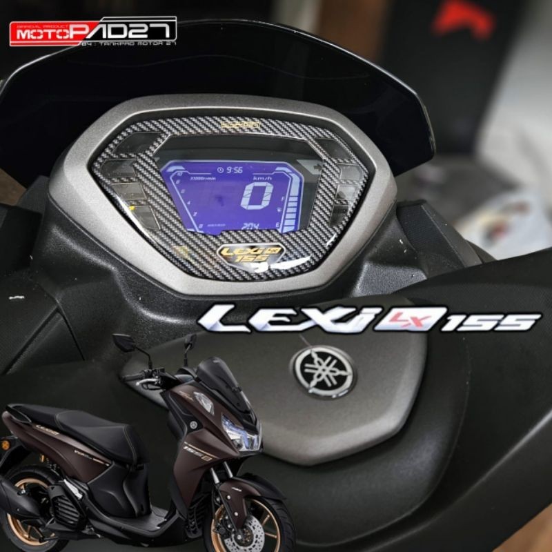 cover spidometer anti gores motor  Lexi lx 155 stiker timbul + antigores Spido Motor New Lexi 155