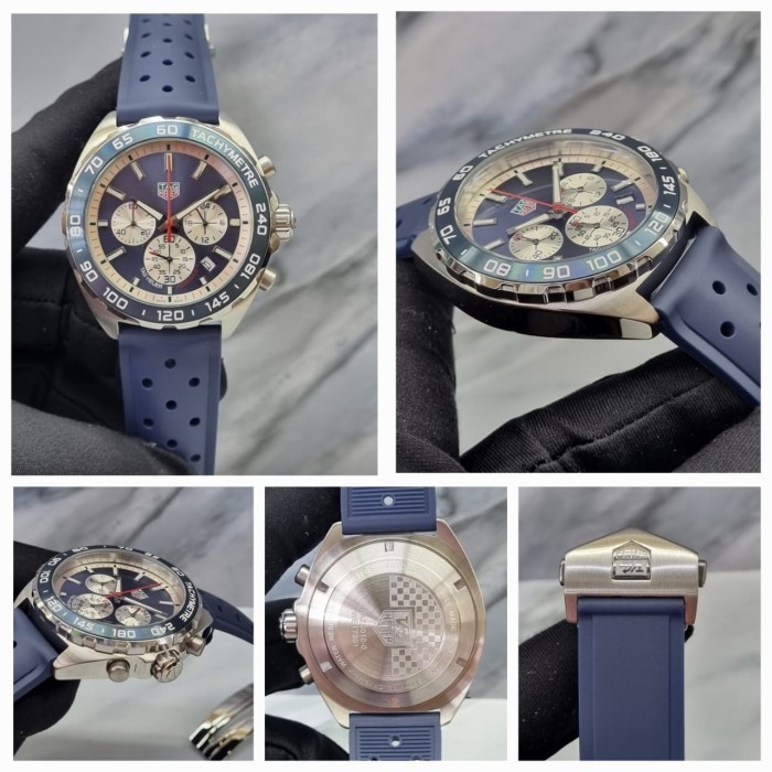 JAM TANGAN TAG HEUER JAM TANGAN PRIA/COWOK QUARTZ SUPER GRADE LEATHER CHRONO AKTIF /JAM TANGAN MURAH