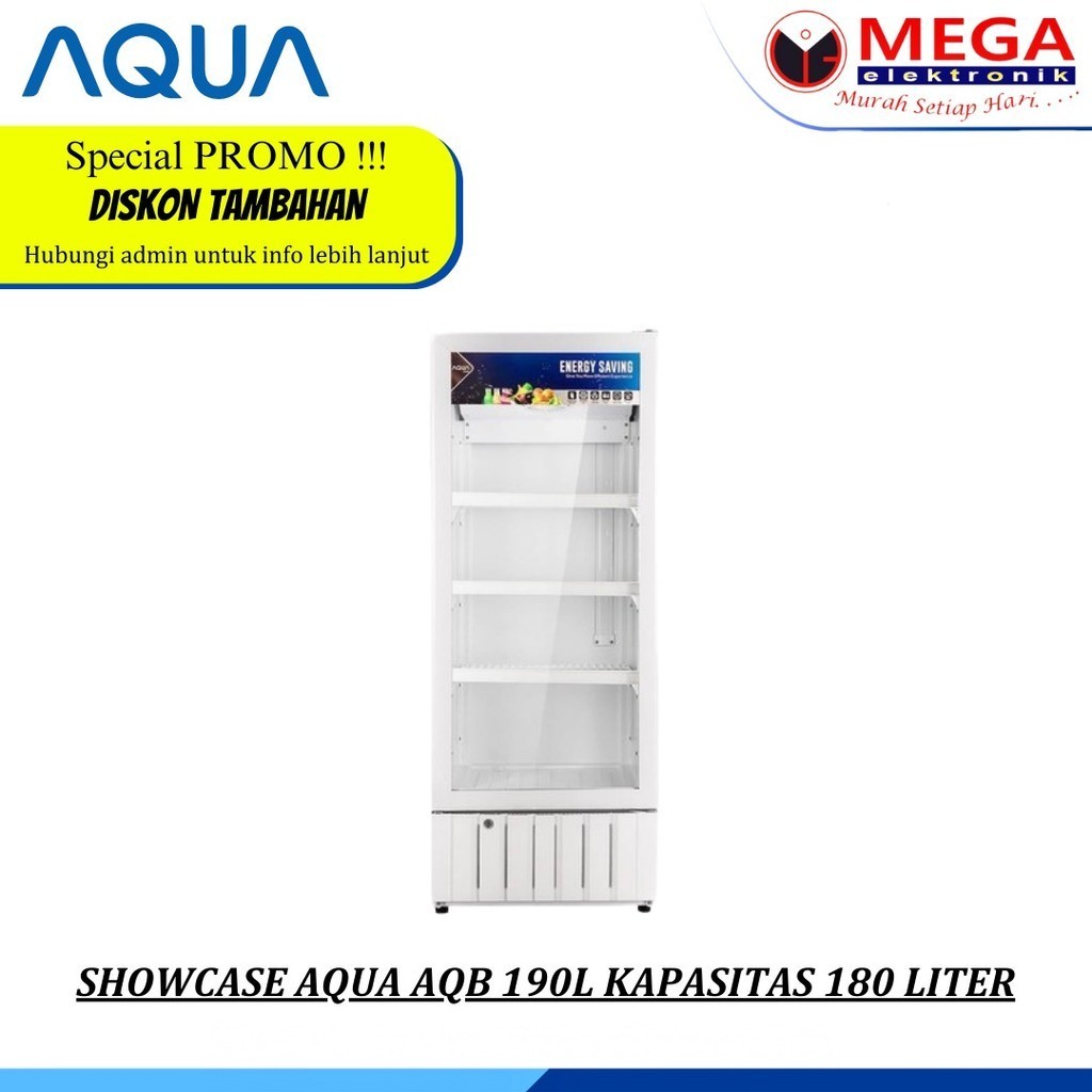 SHOWCASE AQUA AQB 190L KAPASITAS 180 LITER