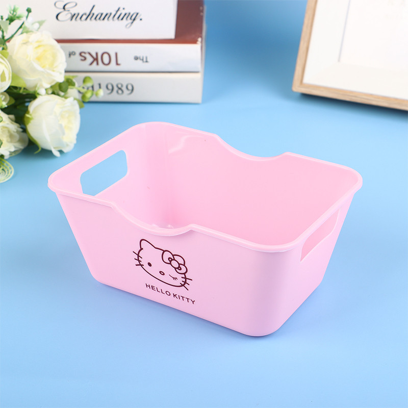 

1PCS Anime Sanrio Hello Kitty Y2K Storage Box Kawaii Cute Cartoon Student Hairpin Cosmetics Desktop Storage Toys Girls Gif