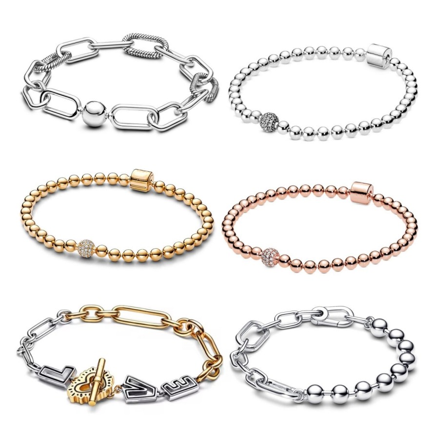 2024 Popular High Quality Luxury Bracelet Fit Original Pandora Charm Women DIY Jewelry Gift