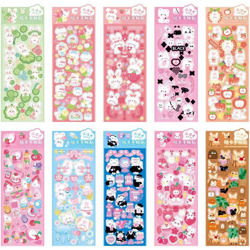 

New stiker korea sticker glitter stiker diary