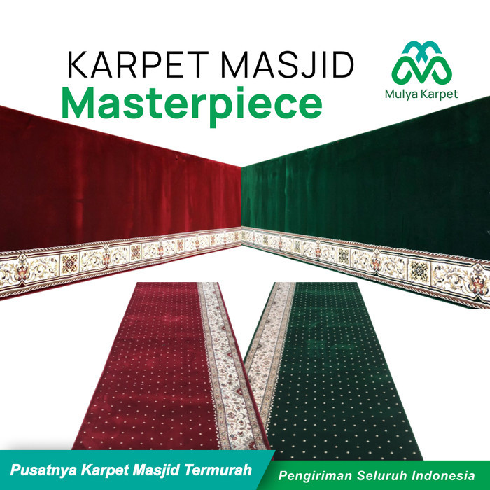 Karpet Masjid Turki Tebal 20mm Masterpiece Meteran / Karpet Sajadah / Karpet Mushola