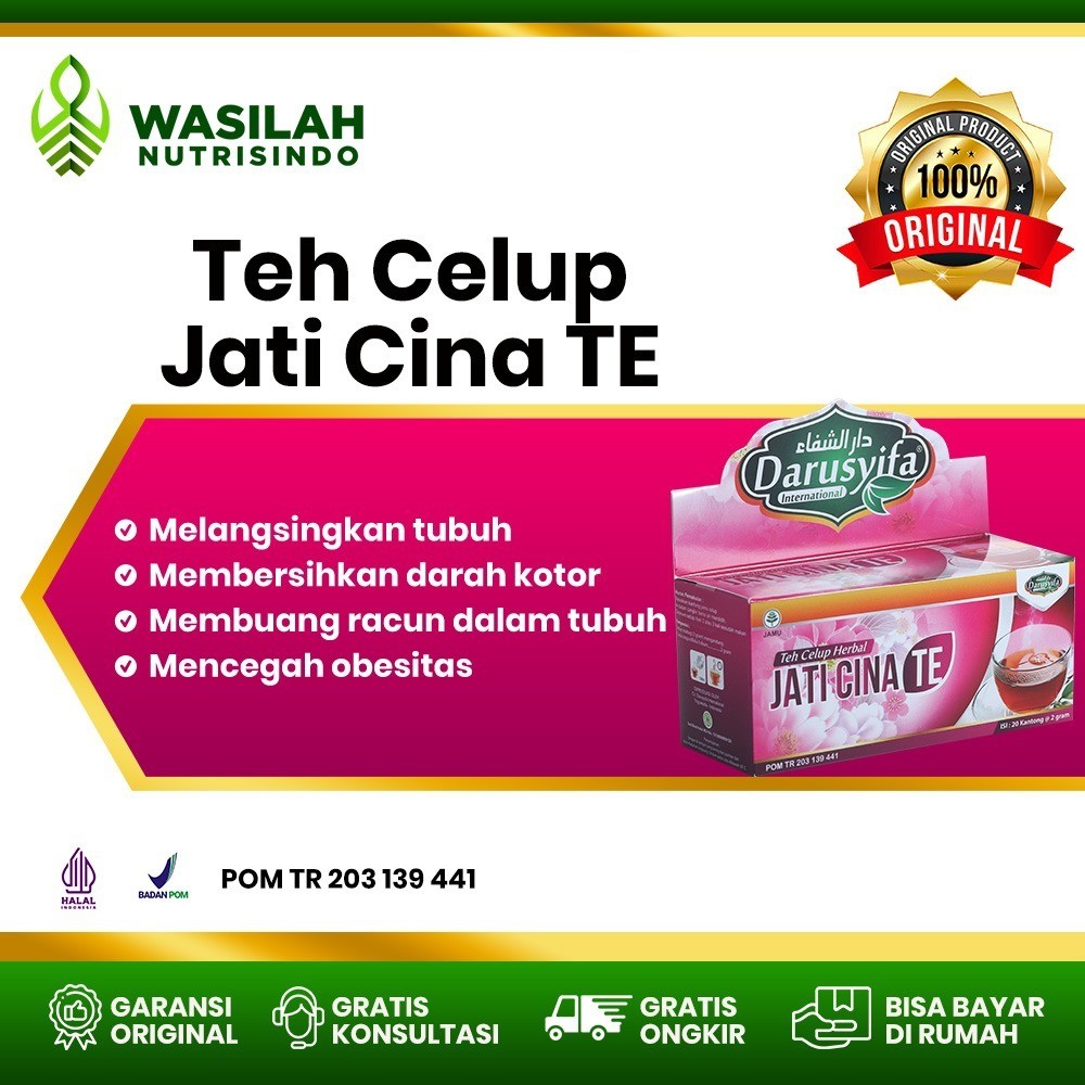 

Teh Diet Jati Cina DARUSYIFA Teh Pelangsing ORIGINAL BPOM ASLI