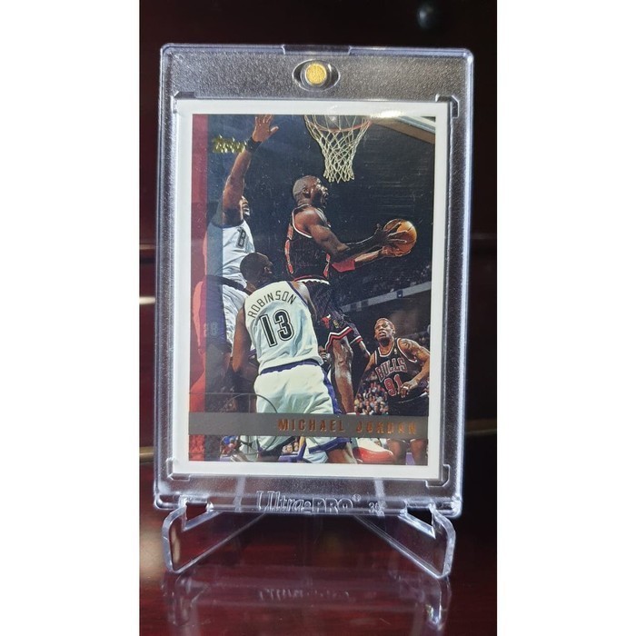 ORIGINAL Kartu Basket 1997 Topps Michael Jordan BULLS BLACK -VERY RARE