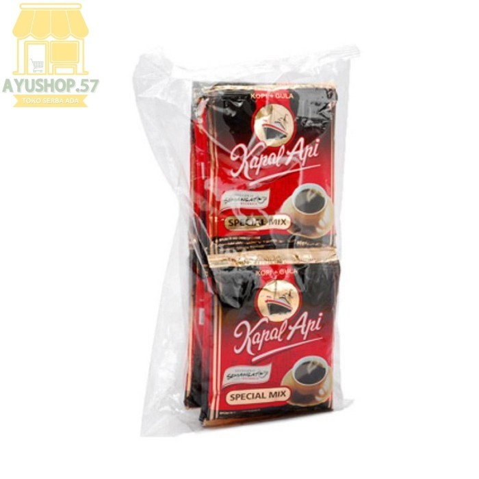 

Kapal Api Special Mix Kopi Bubuk [25 g/ 10 sachet] - AYUSHOP57