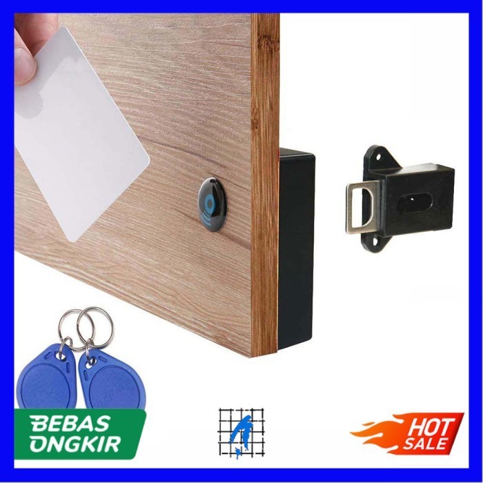 

Kunci Lemari Sensor RFID Keyless Cabinet Lock - Hitam
