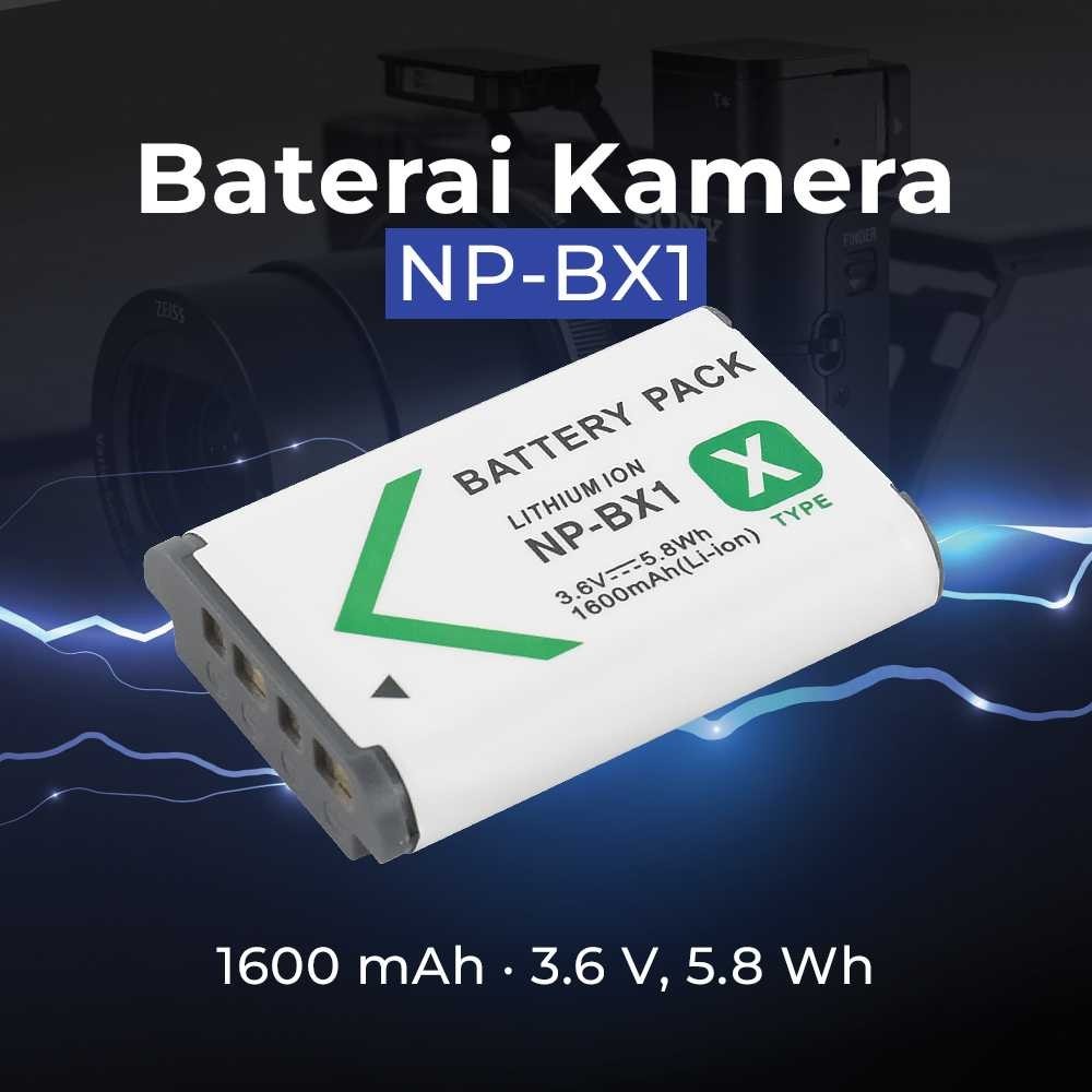 GAONENG Baterai Kamera Sony RX100 H400 HDR PJ240E 1600mAh - NP-BX1 ( ORI )