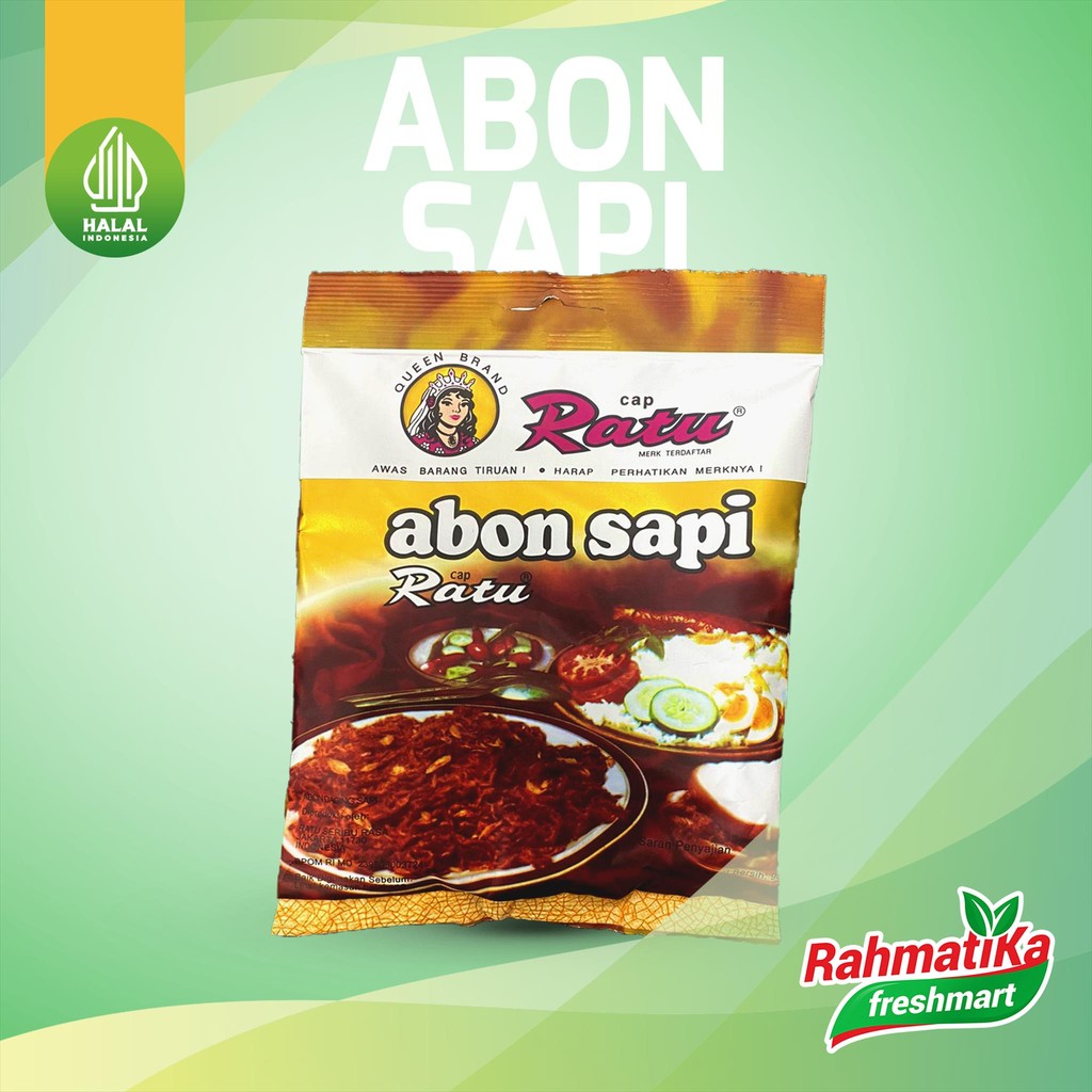 

Abon Sapi Cap Ratu / Abon Sapi Original Cap Ratu 90 gr