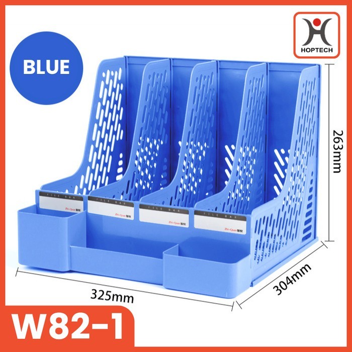 

Desktop Organizer File Organizer Rak Buku Sekat Ins Minimalis Meja Belajar Stationary Kit Berkualitas Laci Rak Buku Lucu Unik Box File Rak Penyimpanan Multifungsi Rak Informasi File Multi-layer - Biru