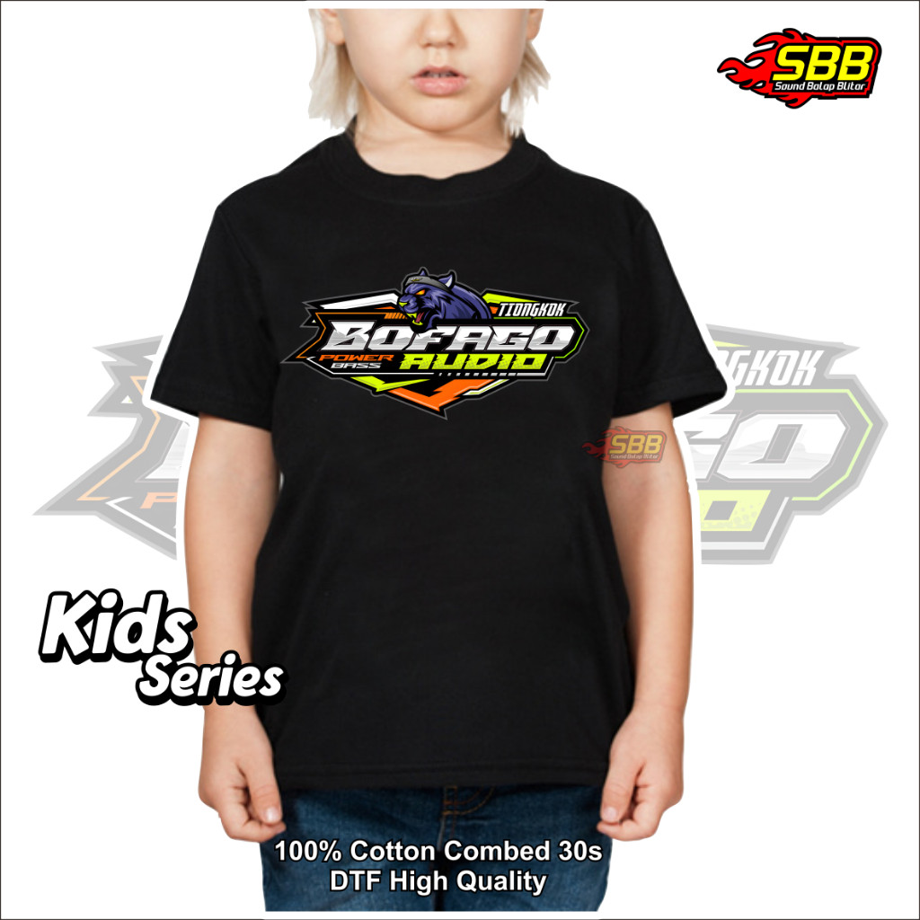 Baju Kaos Anak Bofago Distro Katun Combed