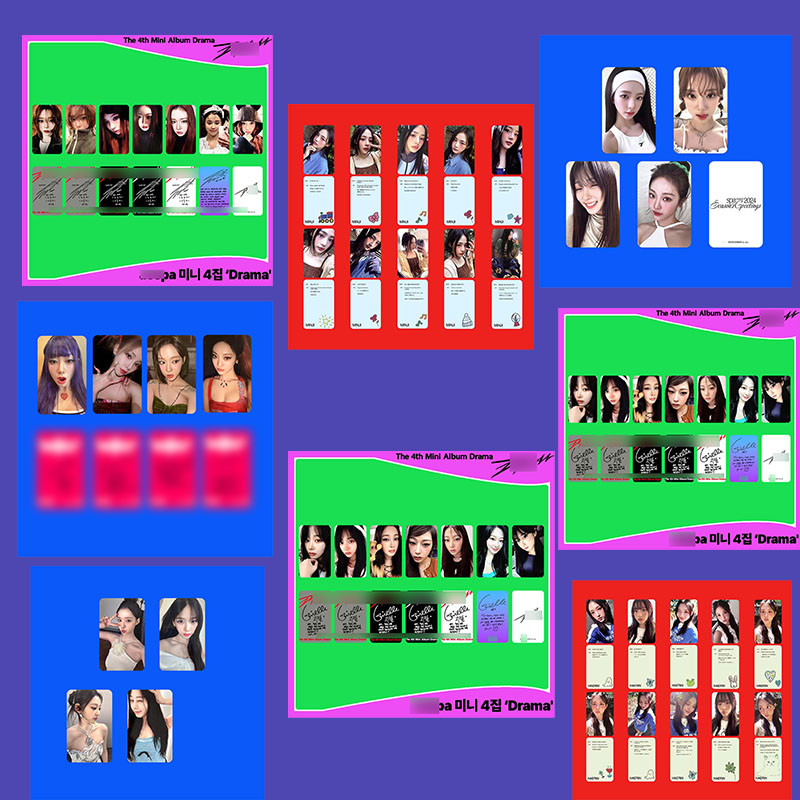 

KPOP MINJI Photocard Albums Postcard HANNI DANIELLE HAERIN HYEIN Lomo Card Fans Collection Gift