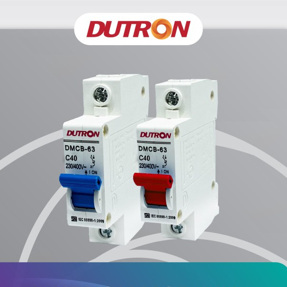 Mcb Dutron 1P 1 Phase 2A 4A 6A 10A 16A 20A 25A 32A 40A 50A 63A SNI PLN Amper Ampere Stut Pemutus Aru