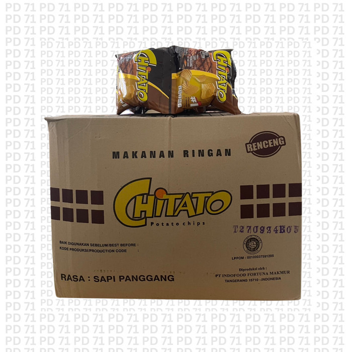 

Chitato Potato Chips Sapi Panggang 1 Dus Isi 60 Pcs