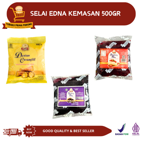 

SELAI EDNA KEMASAN 500 GR / selai berbagai varian rasa