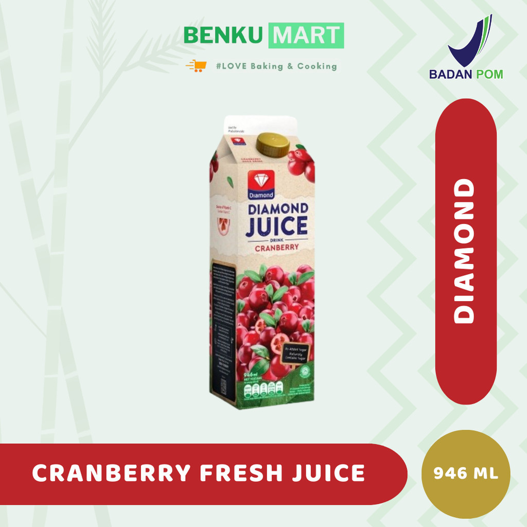 

DIAMOND JUICE CRANBERRY UNSWEET 946 ML - Jus Cranberry