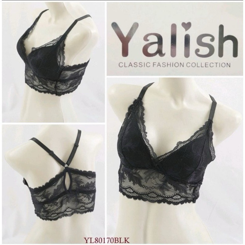 GC - Yalish Bralette Bra Kemben Wanita Full Cup Tanpa Kawat Premium 80170