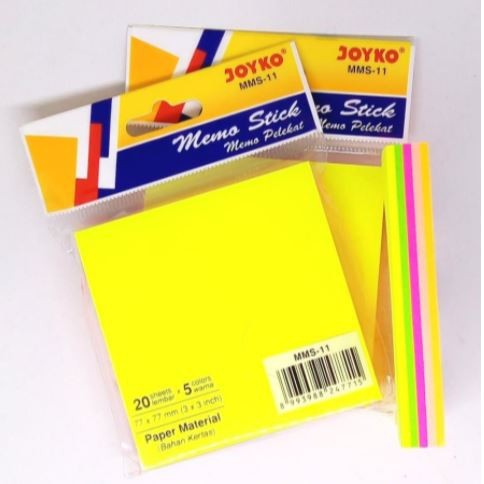 

Memo Stick (Memo Perekat) Joyko MMS-11 Sticky Note Warna Warni