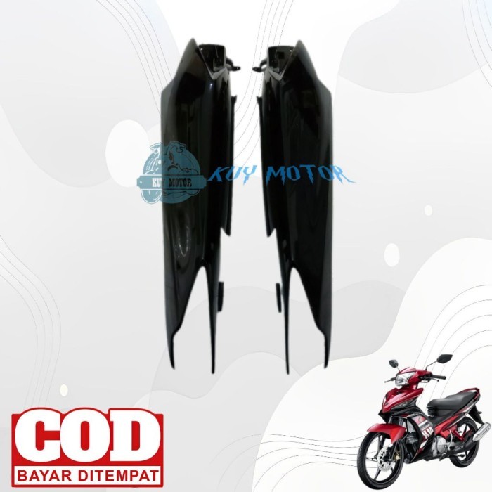 Cover Body Samping Belakang jupiter MX New 2010 - 2015 Hitam