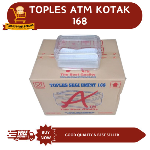 TOPLES ATM KOTAK 168 / kotak kue kering / toples kue / toples lebaran