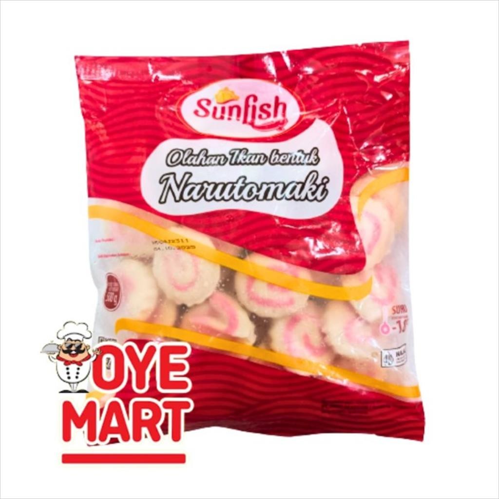 

SUNFISH NARUTOMAKI 500GR/OLAHAN IKAN BENTUK NARUTOMAKI