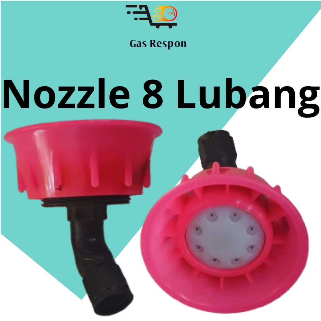 Nozzle Sprayer Elektrik Sprayer Tanaman - 8 Lubang - Bengkok