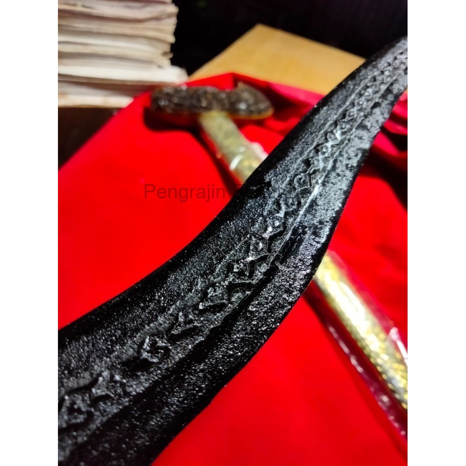 keris naga raja jangkung pamor pari sak uli keleng   aja (Kerinyaa ajaa) PP7213