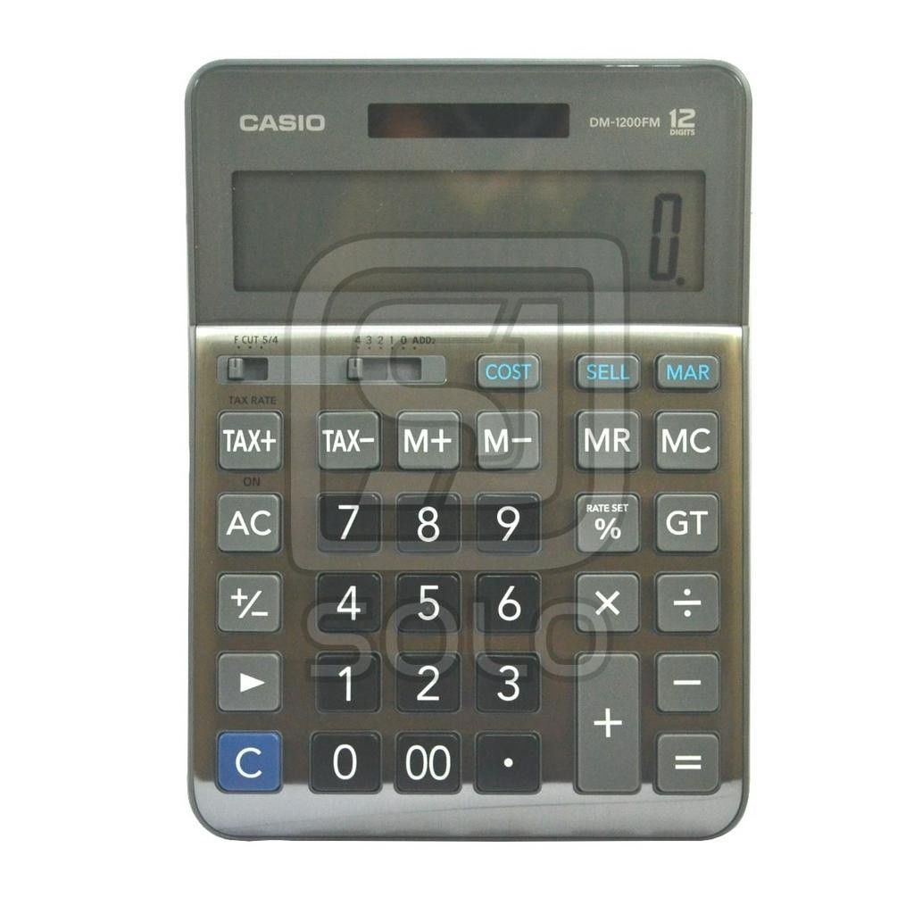 

Kalkulator Casio DM 1200FM Calculator Desktop Original