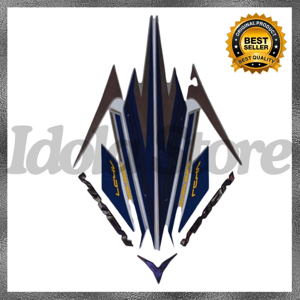 Stiker Striping Yamaha Vixion New 2018 Biru List Stiker Standar Vixion New 2018 Vixion Terbaik
