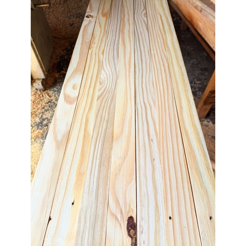 Kayu Balok Pinus kayu Jati Belanda ex Palet Serut Bahan Furniture Dekorasi Murah ukuran (3x4)