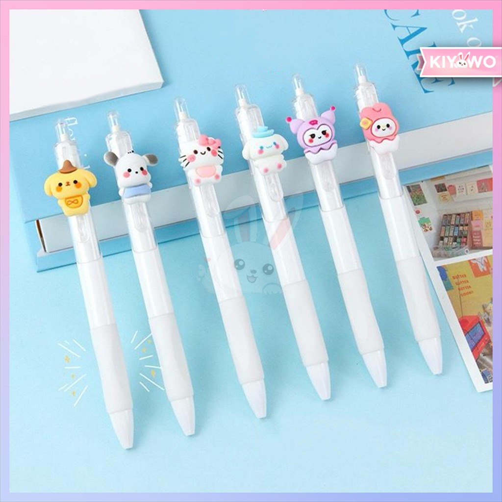 

KIYOWO Pulpen Tinta Hitam Motif Karakter Putih Gaya Lucu Korea Import PSK002