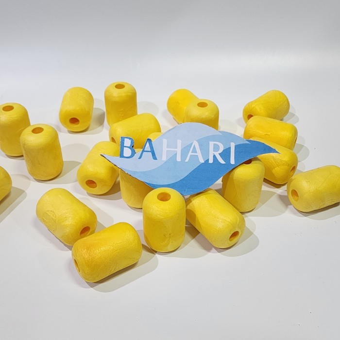 Pelampung Jaring Ikan Y3S Kuning - Cocok untuk Jaring Senar / Jaring Nilon / Jaring Kurau