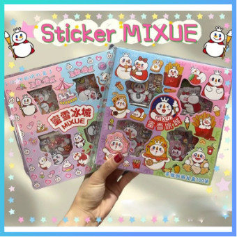 

stiker karakter bts , pony , black pack , Mixue Isi 100 Pcs Per Box / Sticker Mixue Lucu Snow King Indo / Sticker Mixue Jakarta - DS