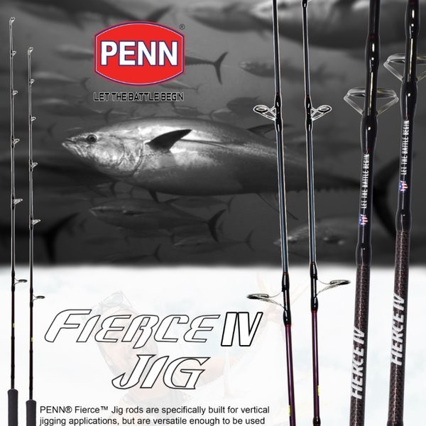 Joran PENN Fierce IV spinning- Joran mancing laut super kuat