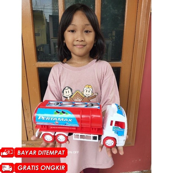 RT- Mainan mobil Pertamina (Tangki Minyak) ST 2035 / 28cm x 8cm x 11cm