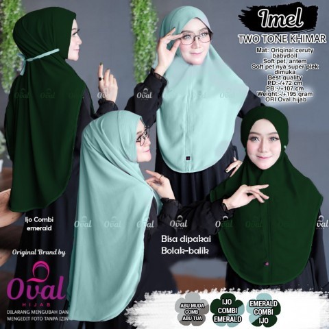 IMEL KHIMAR ORIGINAL OVAL HIJAB