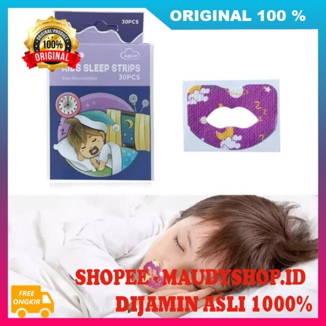 Plester Mulut Anti Ngorok Plester Penutup Mulut Anti Dengkur Plester Mulut Tidur Anak ASLI ORI