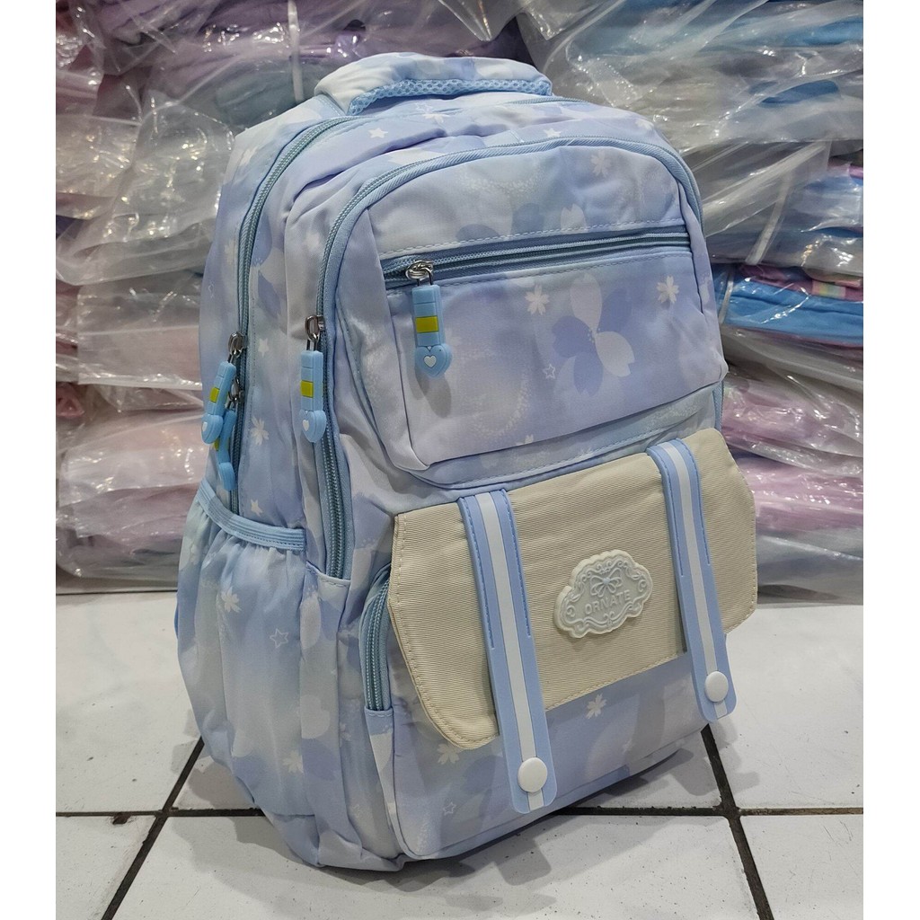 TAS RANSEL BACKPACK ANAK SEKOLAH CEWEK ORNATE UKURAN TANGGUNG RANSEL SEKOLAH PEREMPUAN ORNATE FASHIO