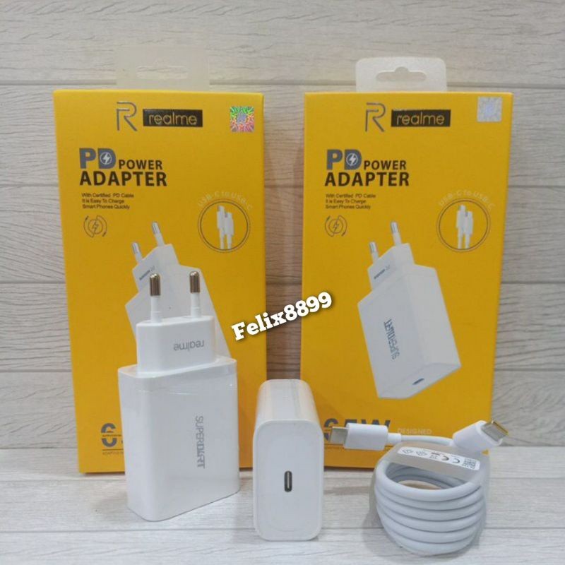 CHARGER REALME X3 X3 SUPER ZOOM ORIGINAL 65W SUPER DART USB-C TO C CABLE /  CHARGER CASAN CAS CARGER