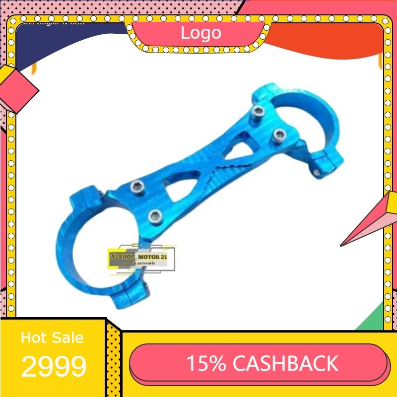 Borgol depan RX KING shock depan RX KING warna merah biru gold