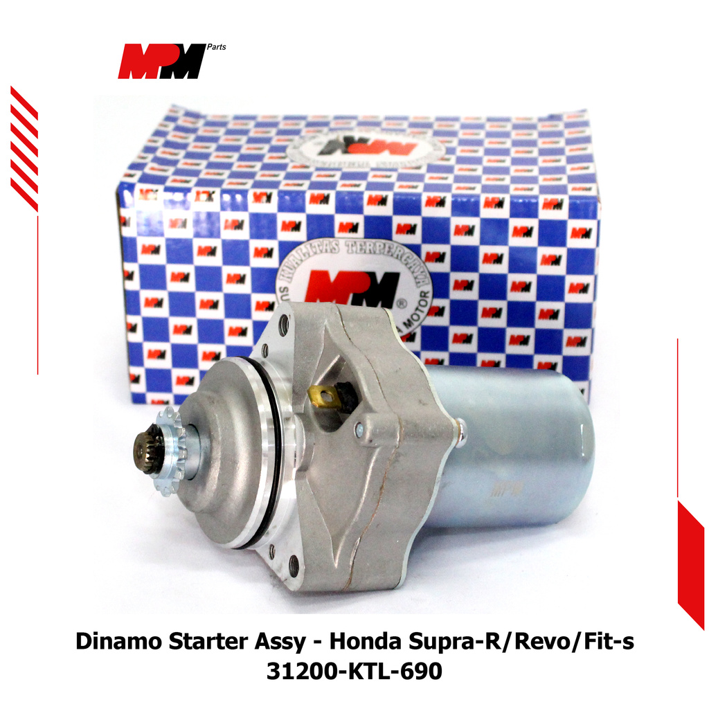 Dinamo Starter Assy MPM – Honda Supra-R/Revo/Fit-s 31200KTL690