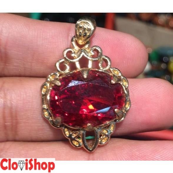 Liontin Titanium Batu Permata Paparaca HQ